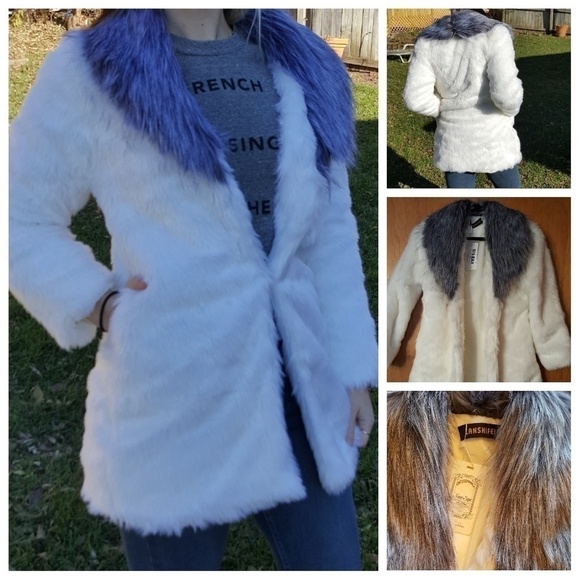Lanshifei faux fur coat - Picture 1 of 7